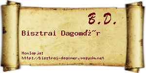 Bisztrai Dagomér névjegykártya